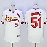 St.Louis Cardinals #51 Willie McGee White 2016 Flexbase Collection Cooperstown Stitched Baseball Jersey,baseball caps,new era cap wholesale,wholesale hats
